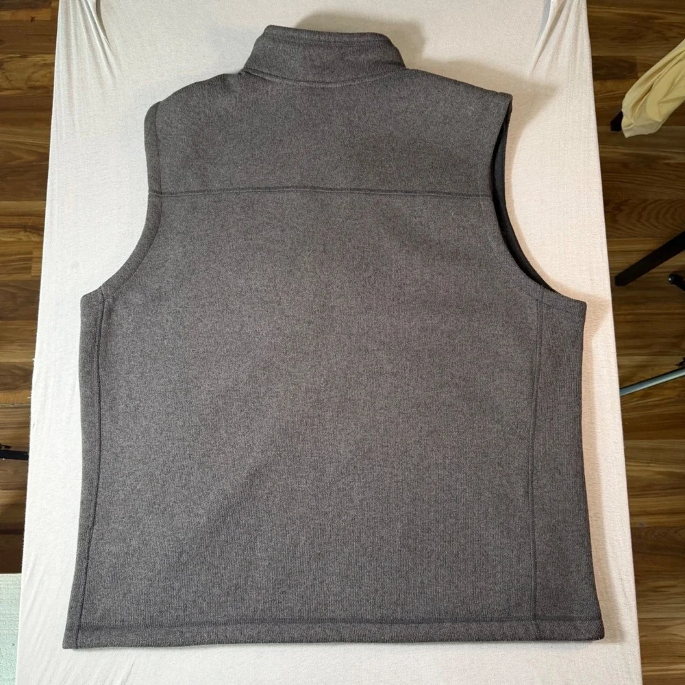 The North Face Gordon Lyons Fleece Vest Mens XXL Dark Gray Heather Full Zip